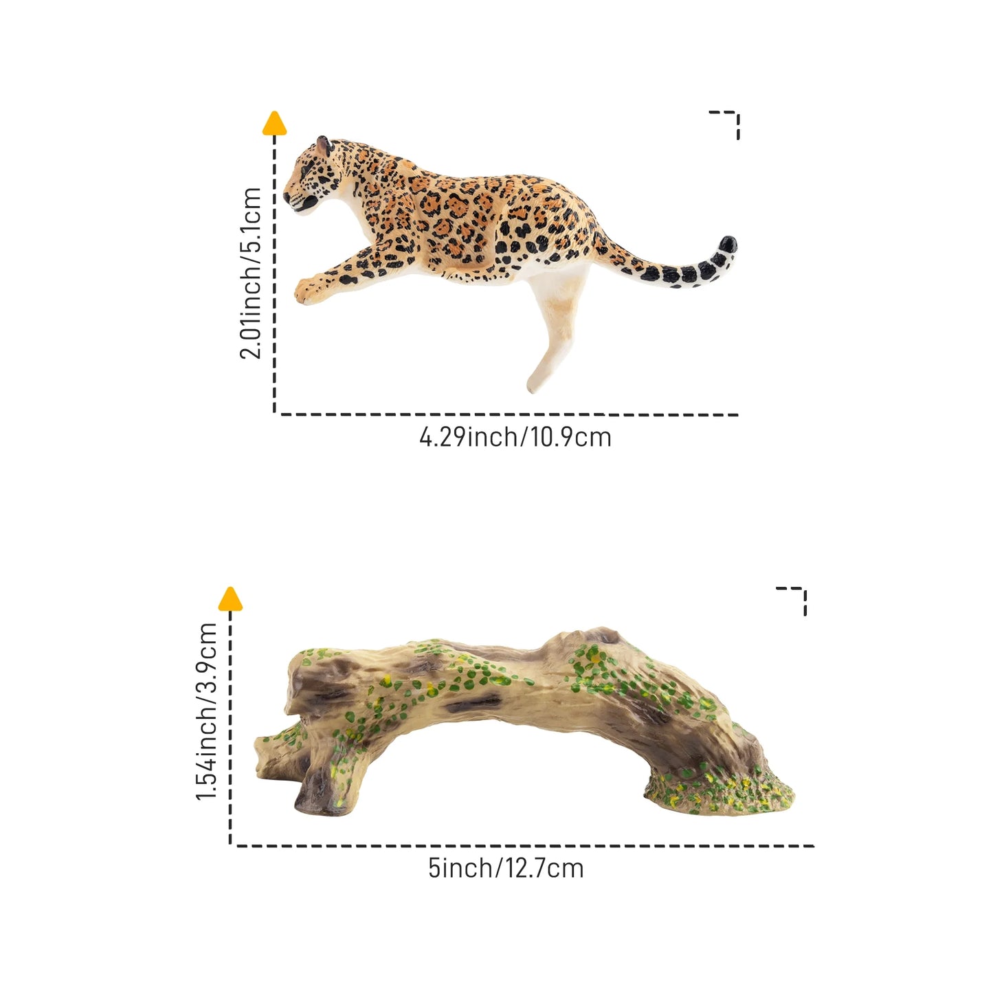 12-Piece Big Cat Animal Figurines Playset
