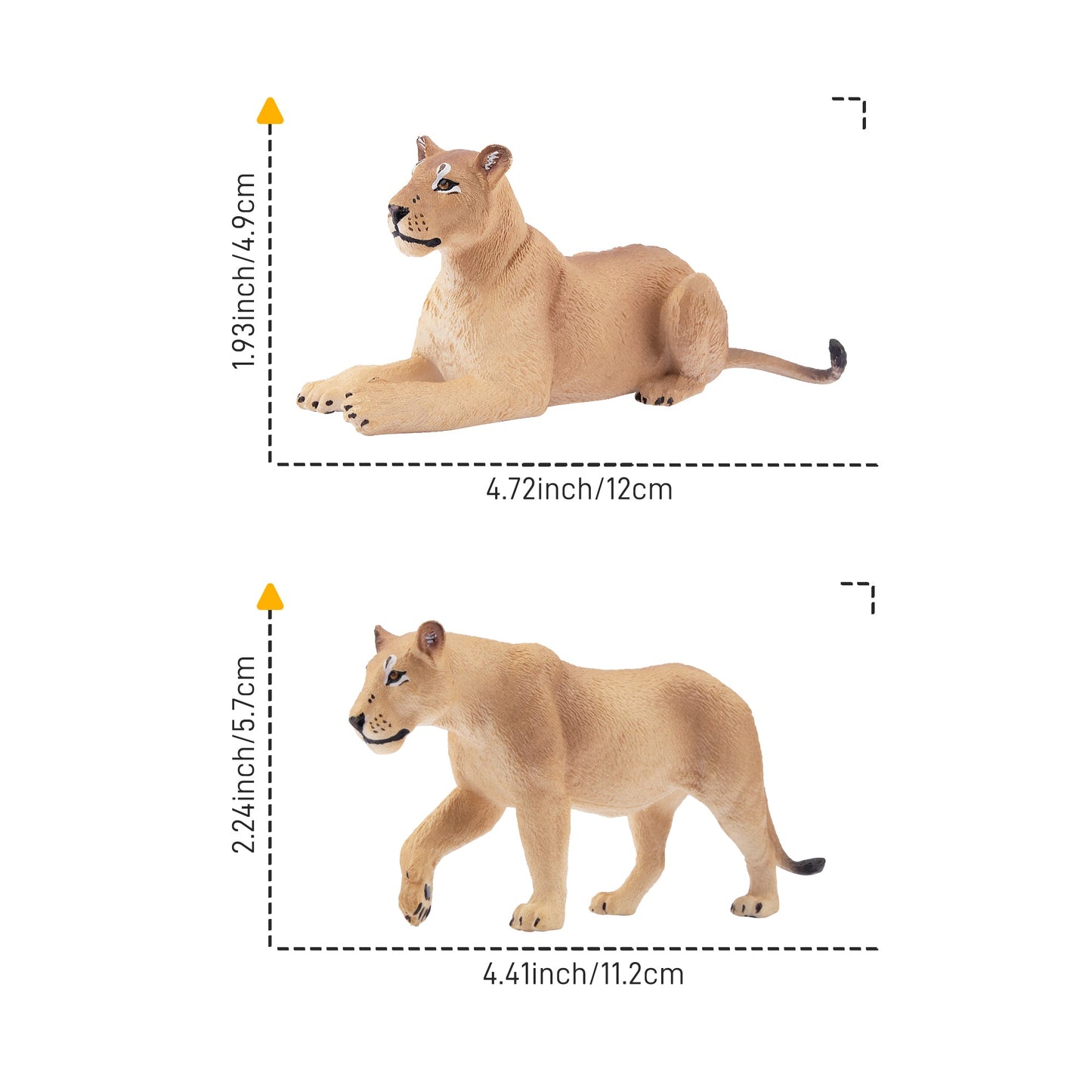 6-Piece Lion Family Figurine Playset