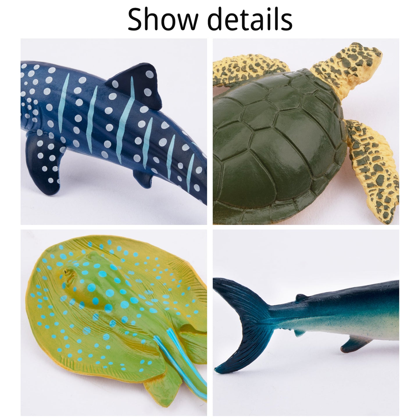 24-Piece Mini Ocean Animal Figurines Playset