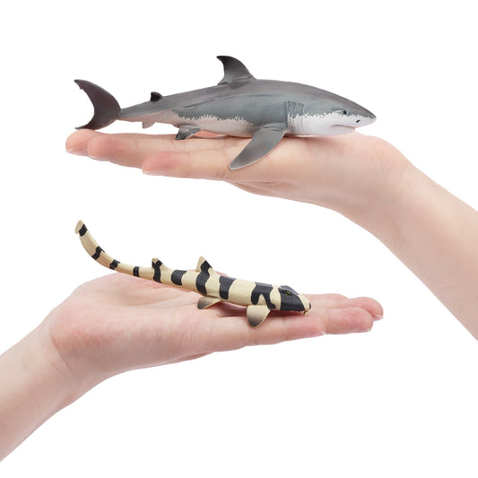 8-Piece Shark Figurine Playset